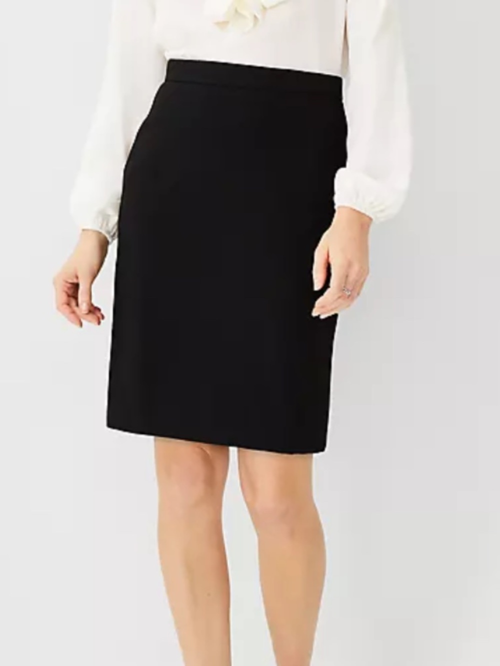 Ann Taylor Black Pencil Skirt